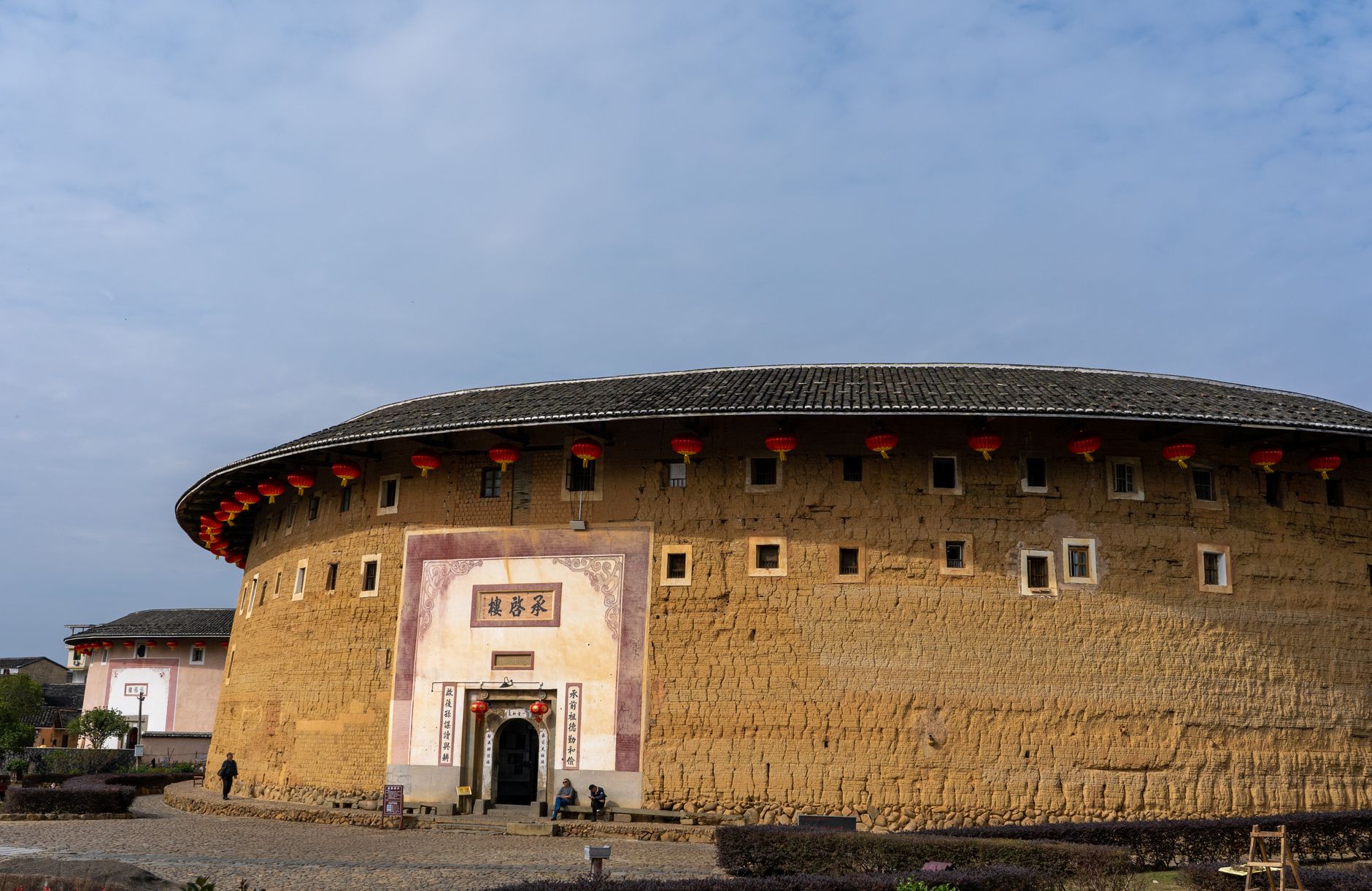 historic chinese tulou building in fujian